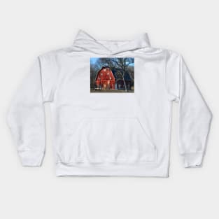 The Bright Red Barn Kids Hoodie